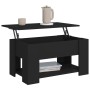 Couchtisch aus schwarzem Sperrholz, 79 x 49 x 41 cm von vidaXL, Couchtisch - Ref: Foro24-809711, Preis: 80,89 €, Rabatt: %