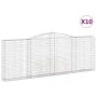 Gabion baskets 10 pcs arc shape iron 400x30x140/160cm by vidaXL, Pots and planters - Ref: Foro24-3146900, Price: 1,00 €, Disc...