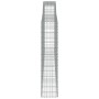 Gabionenkörbe, 10 Stück, Bogenform aus Eisen, 400 x 30 x 140/160 cm von vidaXL, Töpfe und Pflanzgefäße - Ref: Foro24-3146900,...