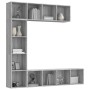 Regal-/TV-Schrank-Set 3-teilig Sonoma grau 180x30x180 cm von vidaXL, Bücherregale und Regale - Ref: Foro24-3152714, Preis: 18...