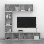 Shelving/TV cabinet set 3 pieces Sonoma gray 180x30x180 cm by vidaXL, Bookcases and shelves - Ref: Foro24-3152714, Price: 178...