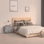 Mesita de noche madera contrachapada gris Sonoma 100x35x40 cm de vidaXL, Mesitas de noche - Ref: Foro24-3152833, Precio: 71,3...