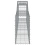 Gabion baskets 8 pcs arch shape iron 400x30x60/80 cm by vidaXL, Pots and planters - Ref: Foro24-3146846, Price: 791,73 €, Dis...