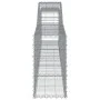 Gabion baskets 8 pcs arch shape iron 400x30x60/80 cm by vidaXL, Pots and planters - Ref: Foro24-3146846, Price: 784,84 €, Dis...