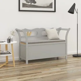 Solid gray fir wood bench 107x45x75.5 cm by vidaXL, Benches for halls and storage - Ref: Foro24-351775, Price: 157,45 €, Disc...
