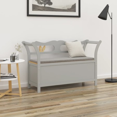 Solid gray fir wood bench 107x45x75.5 cm by vidaXL, Benches for halls and storage - Ref: Foro24-351775, Price: 160,49 €, Disc...