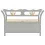 Bank aus massivem grauem Tannenholz, 107 x 45 x 75,5 cm von vidaXL, Bänke für Hallen und Lager - Ref: Foro24-351775, Preis: 1...