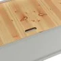 Bank aus massivem grauem Tannenholz, 107 x 45 x 75,5 cm von vidaXL, Bänke für Hallen und Lager - Ref: Foro24-351775, Preis: 1...