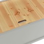 Solid gray fir wood bench 107x45x75.5 cm by vidaXL, Benches for halls and storage - Ref: Foro24-351775, Price: 160,49 €, Disc...