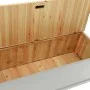 Banco madera maciza de abeto gris 107x45x75,5 cm de vidaXL, Bancos para recibidores y almacenamiento - Ref: Foro24-351775, Pr...
