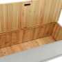 Solid gray fir wood bench 107x45x75.5 cm by vidaXL, Benches for halls and storage - Ref: Foro24-351775, Price: 160,49 €, Disc...
