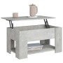 Mesa de centro madera de ingeniería gris hormigón 79x49x41 cm by vidaXL, Coffee table - Ref: Foro24-809714, Price: 90,67 €, D...