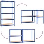 5-stöckiges Regal 3 Stück Stahl und blaues Sperrholz von vidaXL, Industrieregale - Ref: Foro24-3154175, Preis: 132,46 €, Raba...