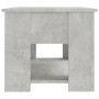 Mesa de centro madera de ingeniería gris hormigón 79x49x41 cm by vidaXL, Coffee table - Ref: Foro24-809714, Price: 90,67 €, D...