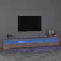 TV stand with LED lights Sonoma oak 270x35x40 cm by vidaXL, TV Furniture - Ref: Foro24-3152748, Price: 152,21 €, Discount: %