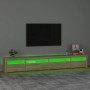 TV-Möbel mit LED-Leuchten Sonoma Eiche 270x35x40 cm von vidaXL, TV-Möbel - Ref: Foro24-3152748, Preis: 154,28 €, Rabatt: %