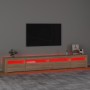 TV-Möbel mit LED-Leuchten Sonoma Eiche 270x35x40 cm von vidaXL, TV-Möbel - Ref: Foro24-3152748, Preis: 154,28 €, Rabatt: %