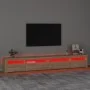 TV stand with LED lights Sonoma oak 270x35x40 cm by vidaXL, TV Furniture - Ref: Foro24-3152748, Price: 152,21 €, Discount: %
