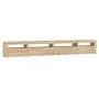 TV stand with LED lights Sonoma oak 270x35x40 cm by vidaXL, TV Furniture - Ref: Foro24-3152748, Price: 152,21 €, Discount: %