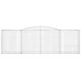 Gabionenkörbe 3 Stück Bogenform Eisen 400x50x120/140 cm von vidaXL, Töpfe und Pflanzgefäße - Ref: Foro24-3147010, Preis: 531,...