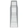 Gabion baskets 3 units, arched shape, iron, 400x50x120/140 cm by vidaXL, Pots and planters - Ref: Foro24-3147010, Price: 531,...
