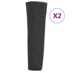 Cubiertas calefactores torre 2 uds tela Oxford 420D 86x47x241cm