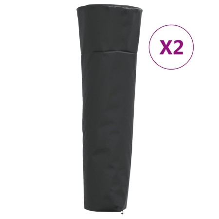 Cubiertas calefactores torre 2 uds tela Oxford 420D 86x47x241cm