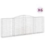 6 units of arched iron gabion baskets 400x30x140/160 cm by vidaXL, Pots and planters - Ref: Foro24-3146896, Price: 1,00 €, Di...