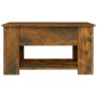 Couchtisch aus geräuchertem Eichensperrholz, 79 x 49 x 41 cm von vidaXL, Couchtisch - Ref: Foro24-819275, Preis: 78,26 €, Rab...