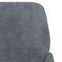 Banco de terciopelo gris oscuro 108x79x79 cm de vidaXL, Bancos - Ref: Foro24-351415, Precio: 128,84 €, Descuento: %