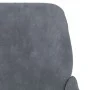 Banco de terciopelo gris oscuro 108x79x79 cm de vidaXL, Bancos - Ref: Foro24-351415, Precio: 124,99 €, Descuento: %