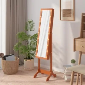 Standing mirror with LED 34x37x146 cm by vidaXL, Mirrors - Ref: Foro24-351768, Price: 77,44 €, Discount: %