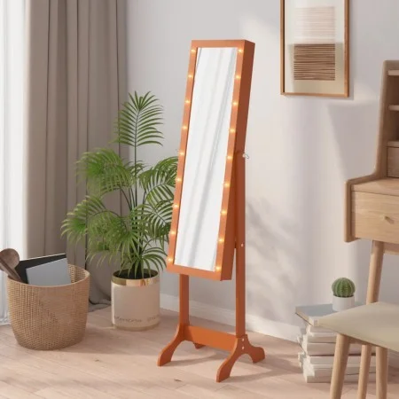 Standing mirror with LED 34x37x146 cm by vidaXL, Mirrors - Ref: Foro24-351768, Price: 77,44 €, Discount: %