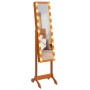 Espejo de pie con LED 34x37x146 cm de vidaXL, Espejos - Ref: Foro24-351768, Precio: 87,28 €, Descuento: %
