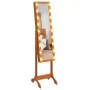 Standing mirror with LED 34x37x146 cm by vidaXL, Mirrors - Ref: Foro24-351768, Price: 77,44 €, Discount: %