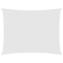 Toldo de vela rectangular tela Oxford blanco 5x7 m