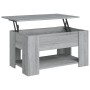Sonoma Grau Ingenieurholz Couchtisch 79x49x41 cm von vidaXL, Couchtisch - Ref: Foro24-819276, Preis: 95,25 €, Rabatt: %