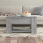 Sonoma Grau Ingenieurholz Couchtisch 79x49x41 cm von vidaXL, Couchtisch - Ref: Foro24-819276, Preis: 95,25 €, Rabatt: %