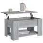 Sonoma Grau Ingenieurholz Couchtisch 79x49x41 cm von vidaXL, Couchtisch - Ref: Foro24-819276, Preis: 95,25 €, Rabatt: %