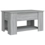 Sonoma Grau Ingenieurholz Couchtisch 79x49x41 cm von vidaXL, Couchtisch - Ref: Foro24-819276, Preis: 95,25 €, Rabatt: %