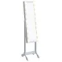 Standing mirror with white LED 34x37x146 cm by vidaXL, Mirrors - Ref: Foro24-351766, Price: 133,60 €, Discount: %