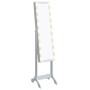 Standspiegel mit weißer LED 34x37x146 cm von vidaXL, Spiegel - Ref: Foro24-351766, Preis: 132,64 €, Rabatt: %