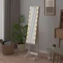Standing mirror with white LED 34x37x146 cm by vidaXL, Mirrors - Ref: Foro24-351766, Price: 133,60 €, Discount: %