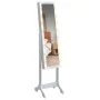 Standing mirror with white LED 34x37x146 cm by vidaXL, Mirrors - Ref: Foro24-351766, Price: 133,60 €, Discount: %