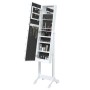 Standspiegel mit weißer LED 34x37x146 cm von vidaXL, Spiegel - Ref: Foro24-351766, Preis: 132,64 €, Rabatt: %