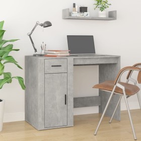 Escritorio de madera contrachapada gris hormigón 100x49x75 cm de vidaXL, Escritorios - Ref: Foro24-816788, Precio: 94,04 €, D...