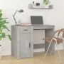 Escritorio de madera contrachapada gris hormigón 100x49x75 cm by vidaXL, Desks - Ref: Foro24-816788, Price: 94,04 €, Discount: %