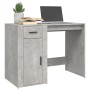Escritorio de madera contrachapada gris hormigón 100x49x75 cm de vidaXL, Escritorios - Ref: Foro24-816788, Precio: 96,13 €