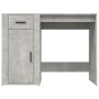 Escritorio de madera contrachapada gris hormigón 100x49x75 cm de vidaXL, Escritorios - Ref: Foro24-816788, Precio: 96,13 €