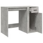 Escritorio de madera contrachapada gris hormigón 100x49x75 cm de vidaXL, Escritorios - Ref: Foro24-816788, Precio: 96,13 €